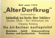 Buschkatalog Nr. 618, ein selteneres Etikett aus Coswig.