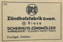 die Nr. 1 aus Riesa 1946